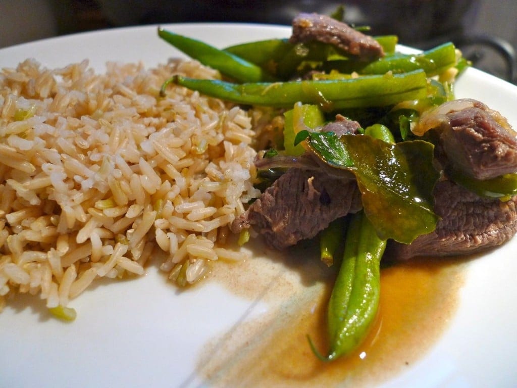 Thai Beef and Long Beans