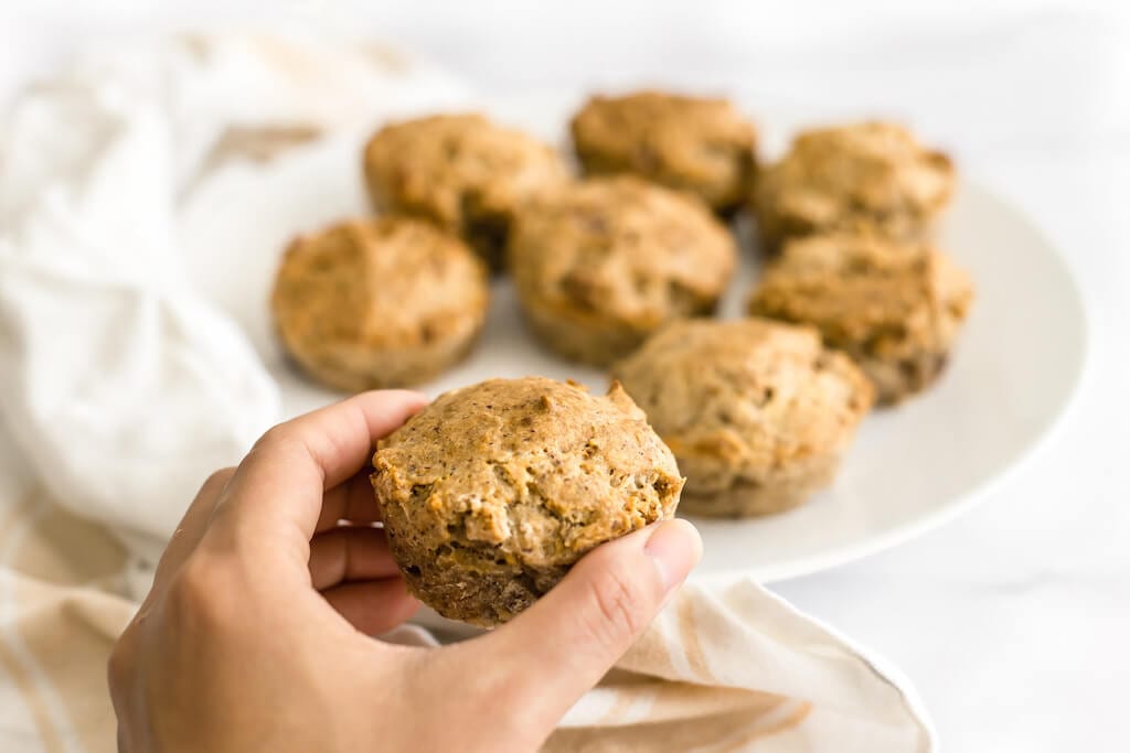 These dairy-free, gluten-free, and egg-free pecan cardamom apple muffins are easy to make, freeze well, and the recipe can easily be doubled or tripled as you wish. 