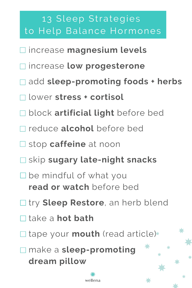 I’ve created a comprehensive list of sleep strategies to help you get the deep, restful sleep you need. In fact, I’ve been working on this article for four years—every time I test a new strategy, I update the post. Here’s a quick primer on those strategies. If you need help with getting better sleep, I encourage you to make your own checklist of things on this list to try.