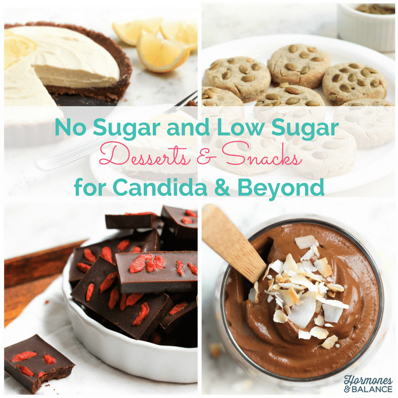 Low Sugar and No Sugar Desserts & Snacks to Combat Candida