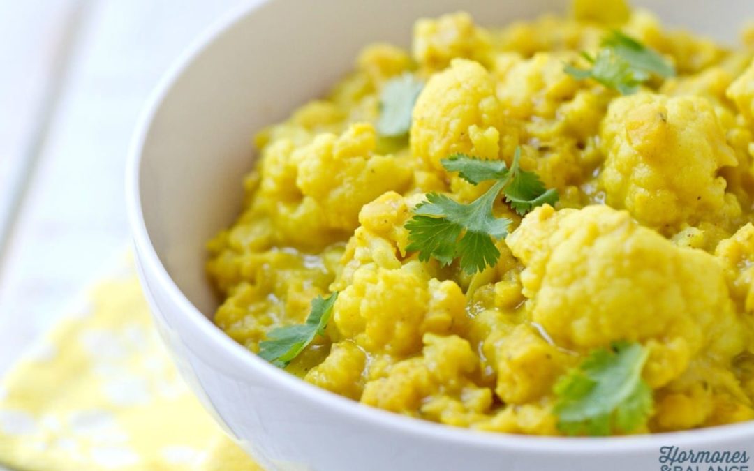 Cauliflower and Coconut Red Lentil Dal