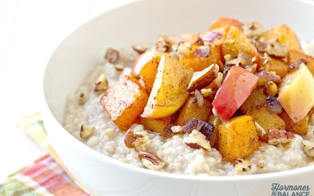 Savory Porridge with Butternut Squash and Apples