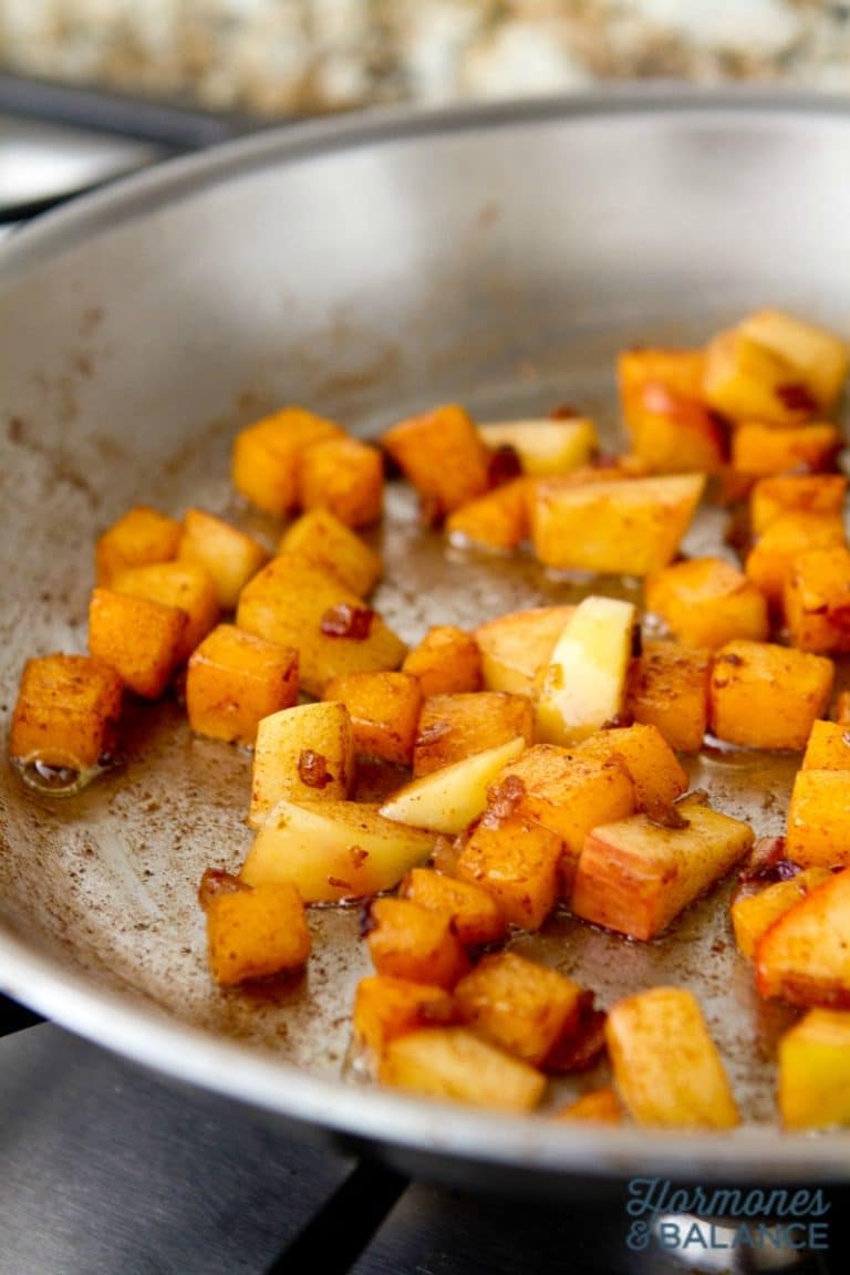 Savory Porridge with Butternut Squash and Apples Recipe