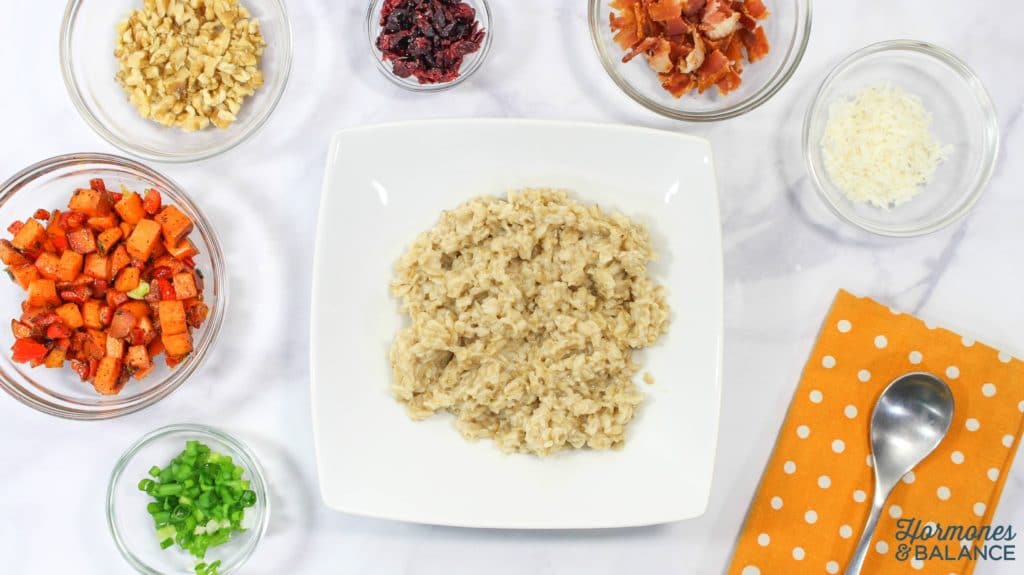 Savory Oatmeal Sweet Potato Recipe Toppings