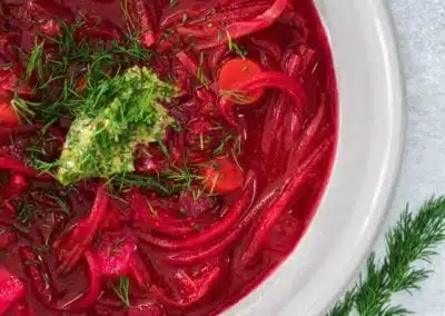 Hearty Beet Stew (Borscht)