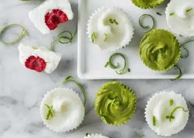 Raspberry and Green Tea Lime Melties