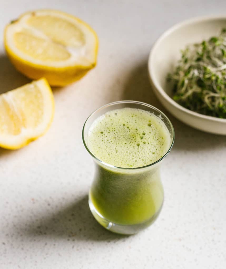 Broccoli Sprout Shot HormoneBalancing Recipe
