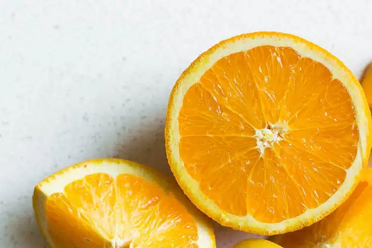 image of a navel orange