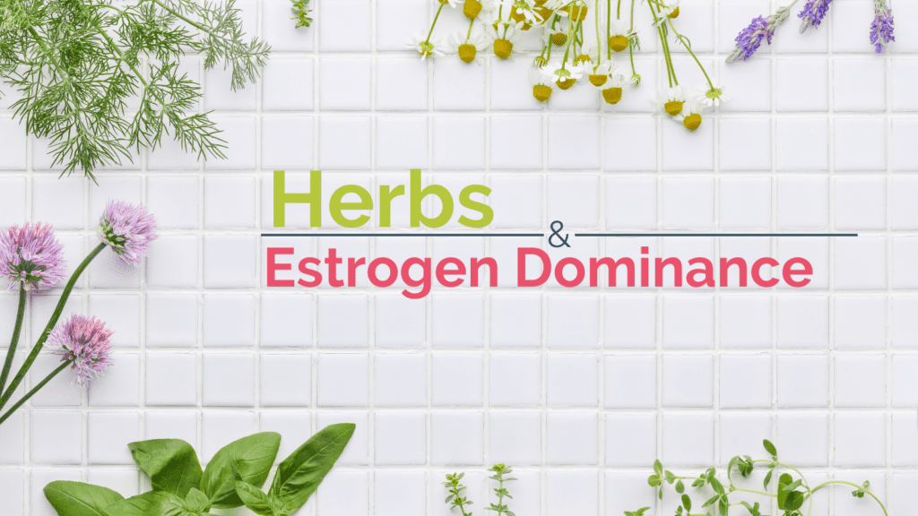 How To Use Herbs For Estrogen Dominance 