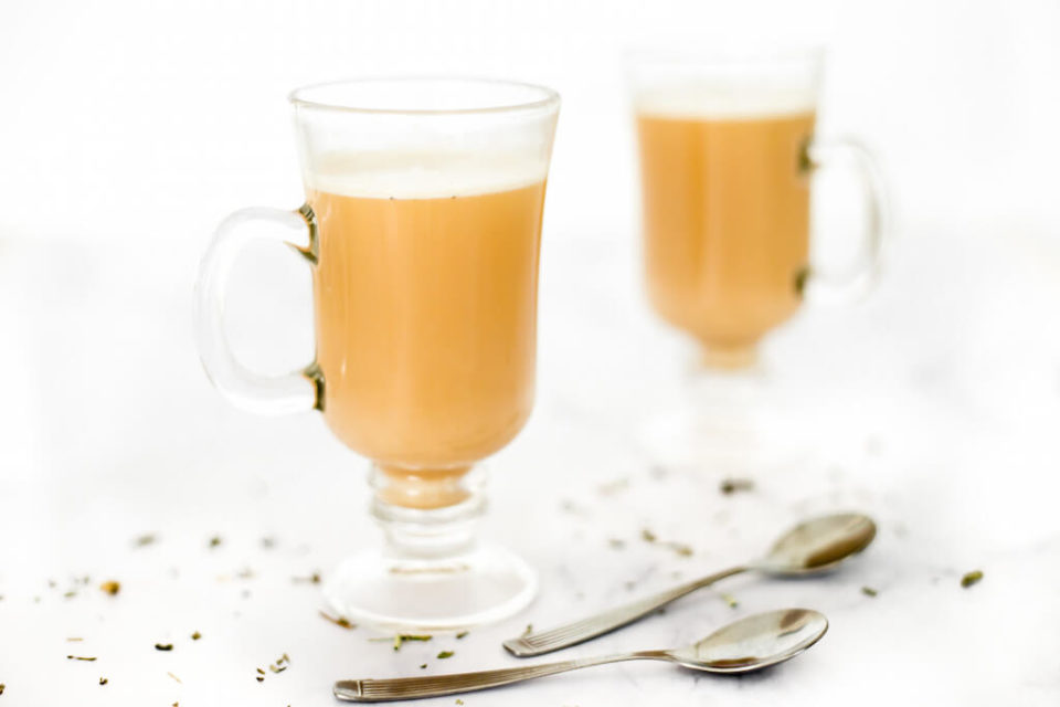 Calming Hot Flash Latte with Red Clover - HormonesBalance.com