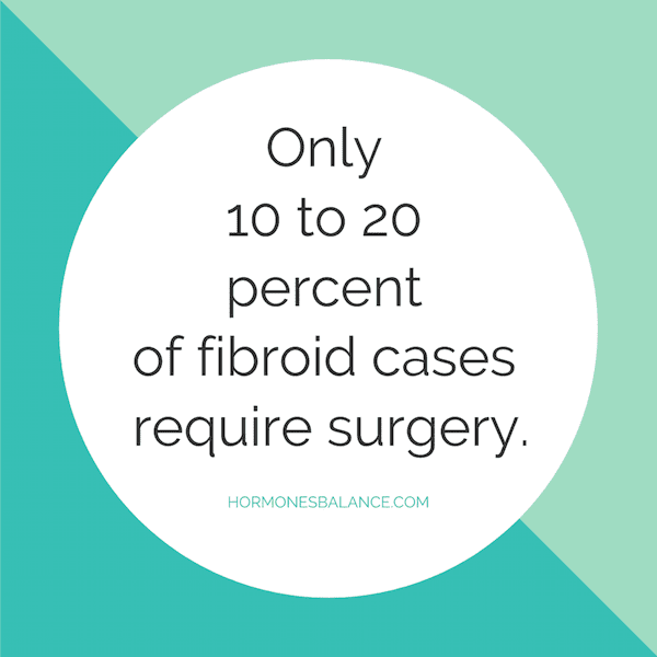 Fibroids are the number one cause behind a doctor-advised hysterectomy, yet they are very common, and only 10 to 20 percent of fibroid cases require surgery.