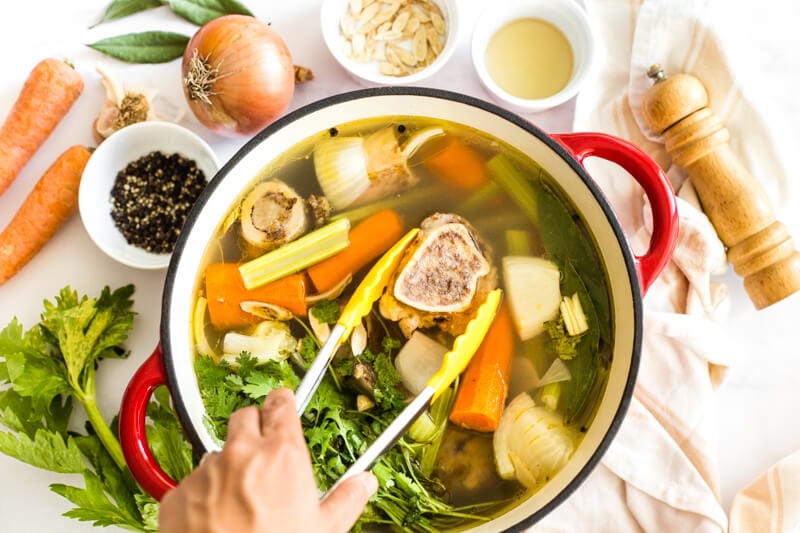 Craving something warming to build up your immune system and boost joint health? There’s nothing better than a steaming mug of homemade bone broth infused with immune-boosting astragalus.