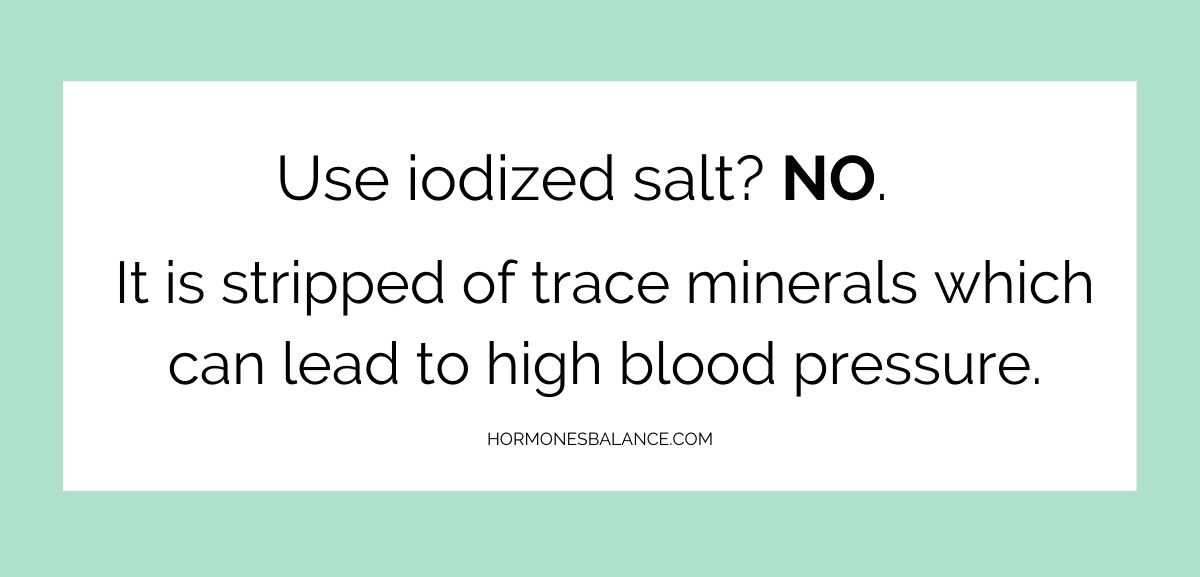 Iodized Salt - Yes or No?