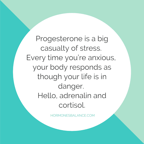 Progesterone and Stress