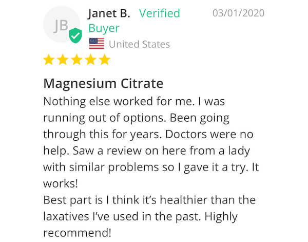 Magnesium Citrate