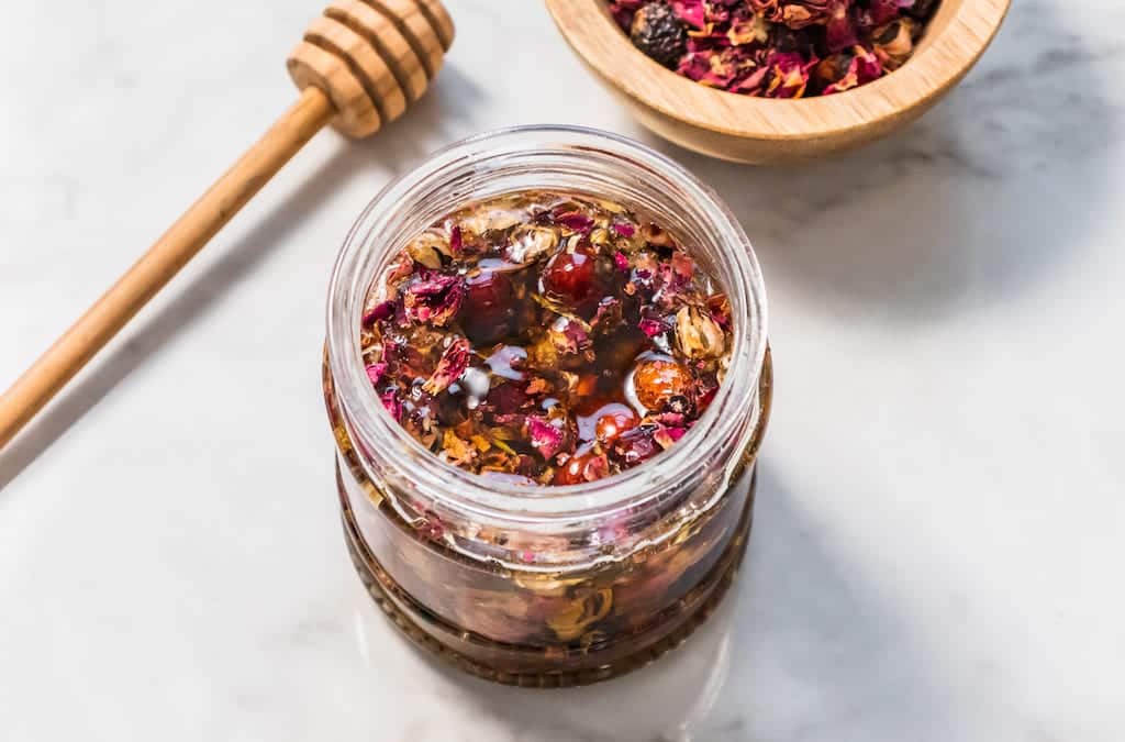 Rose-Infused Honey