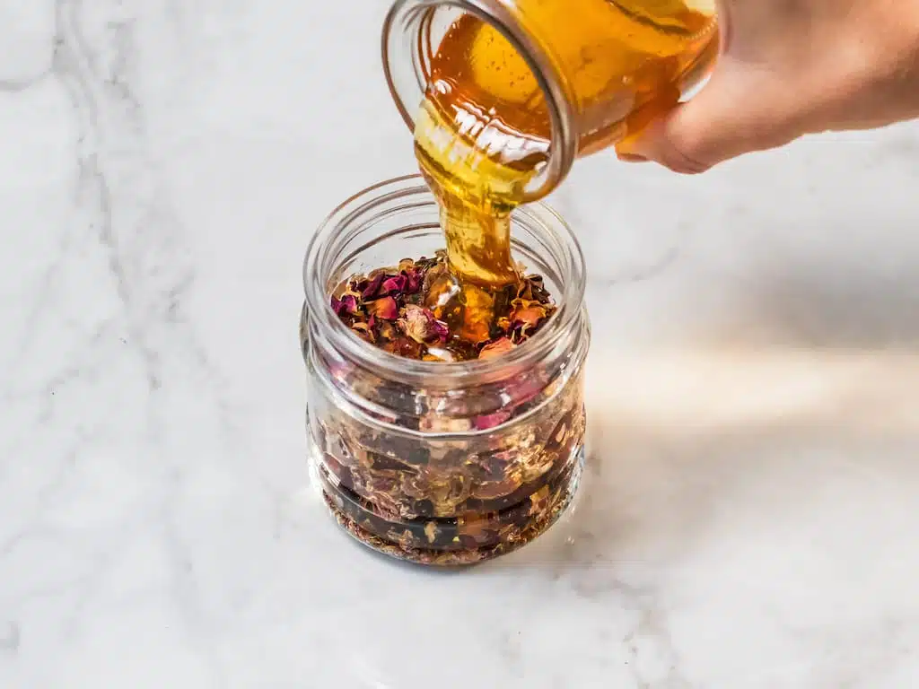 How to Make Rose Infused Honey