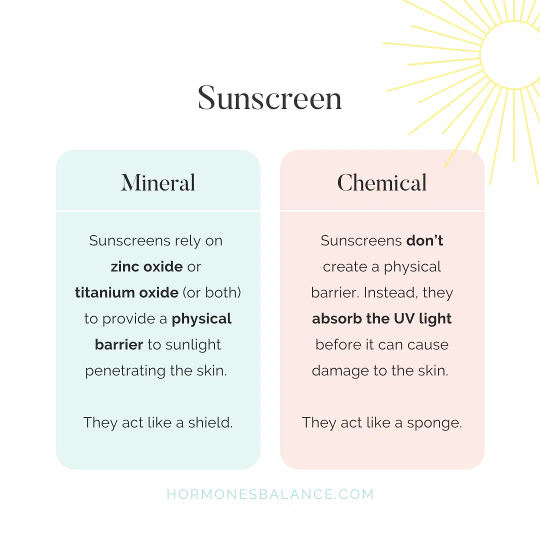 Sunscreen Mineral vs Chemical