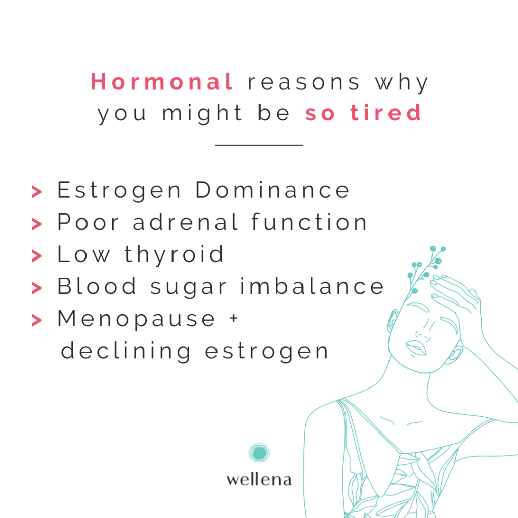 Hormonal reasons why you might be so tired