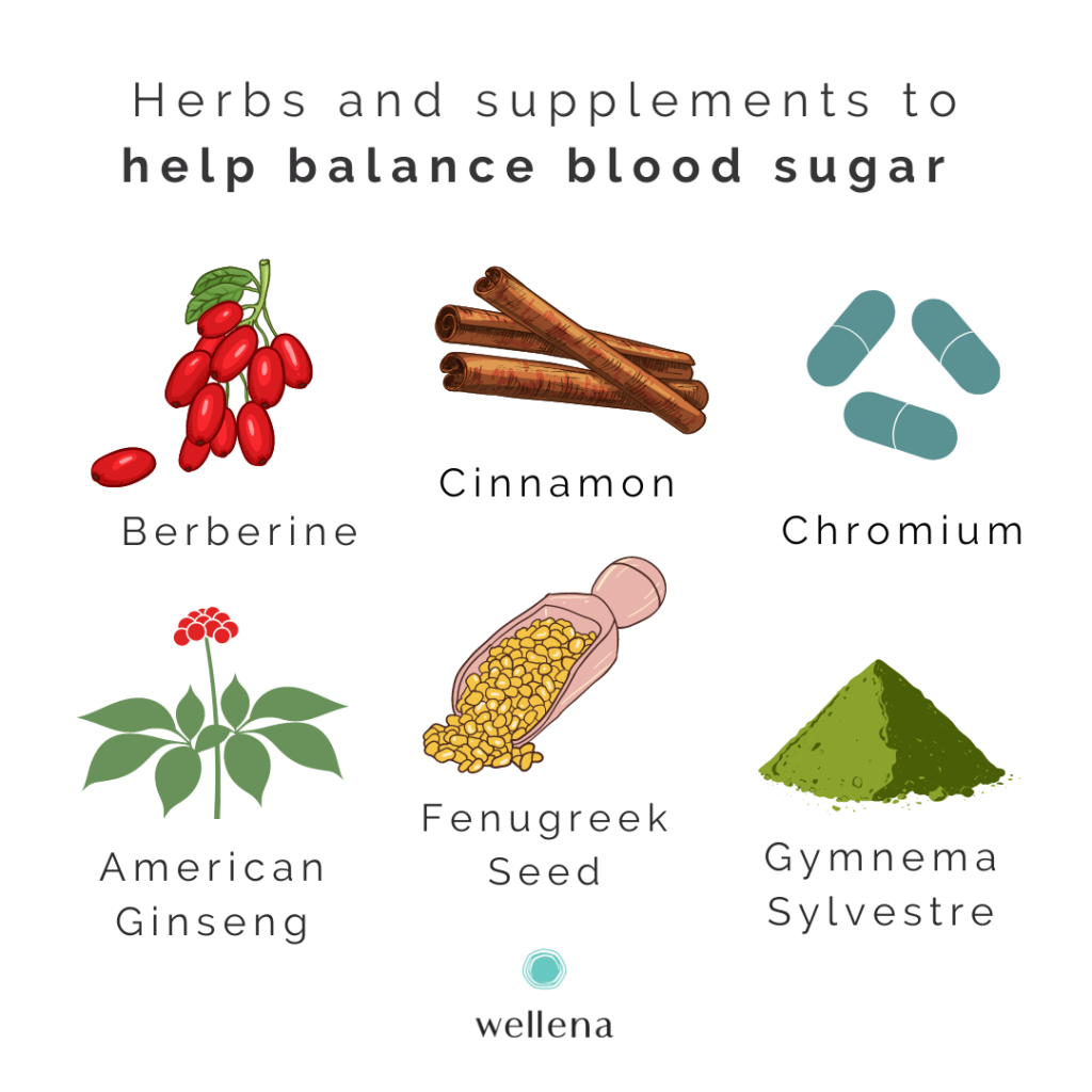 Herbs and supplements to help balance blood sugar 