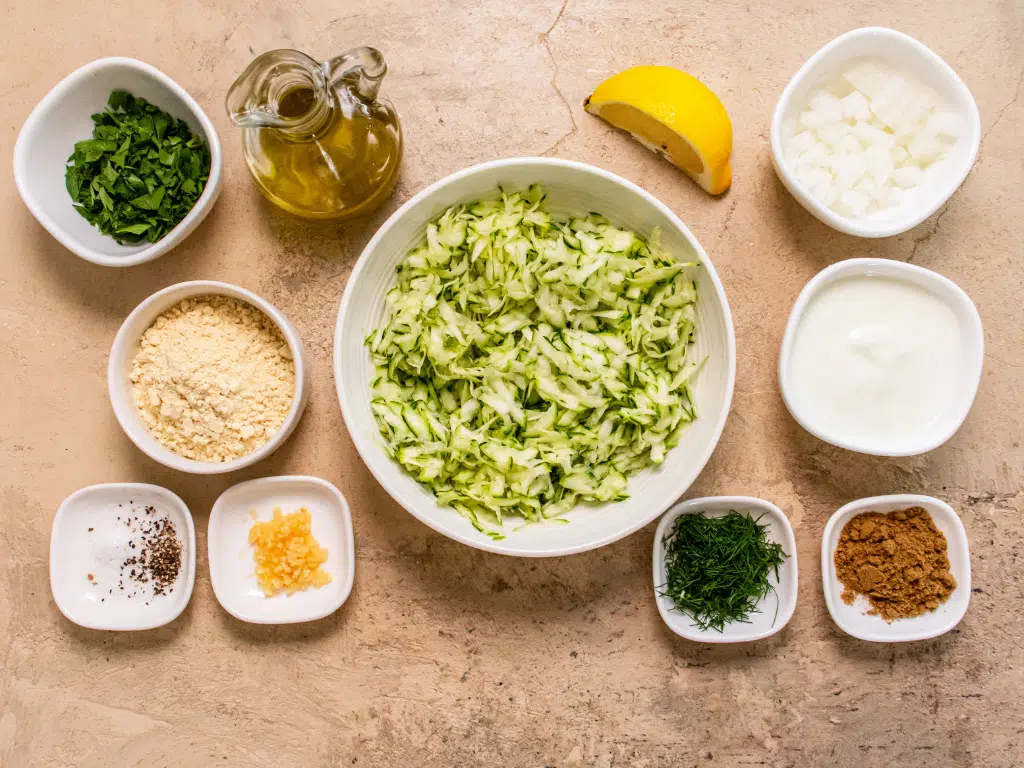 Zucchini Herb Fritters