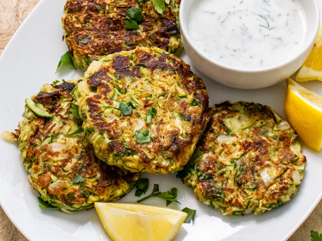 Zucchini Herb Fritters