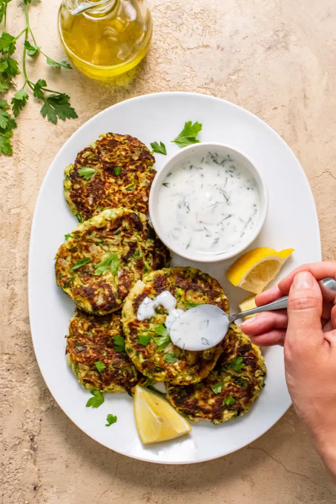 Zucchini Herb Fritters