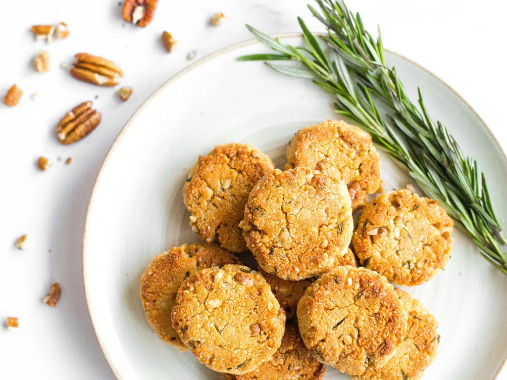 Easy Pecan Rosemary Cookies