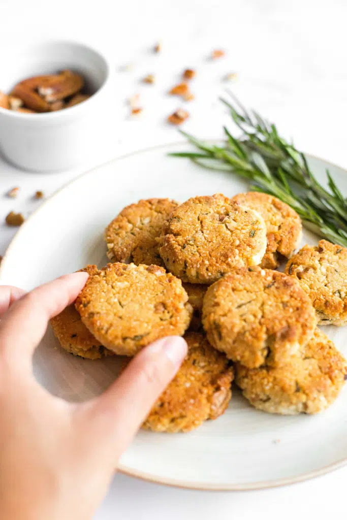 Easy Pecan Rosemary Cookies