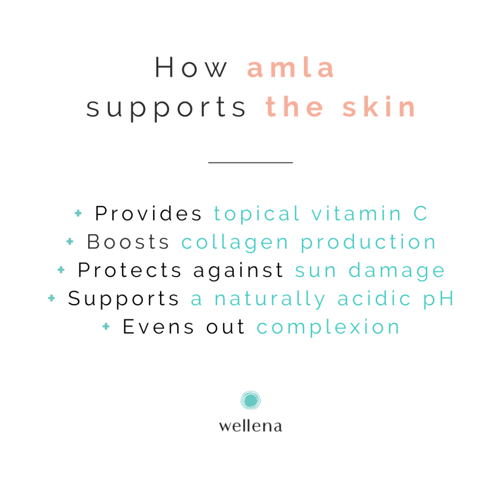 How amla supports the skin