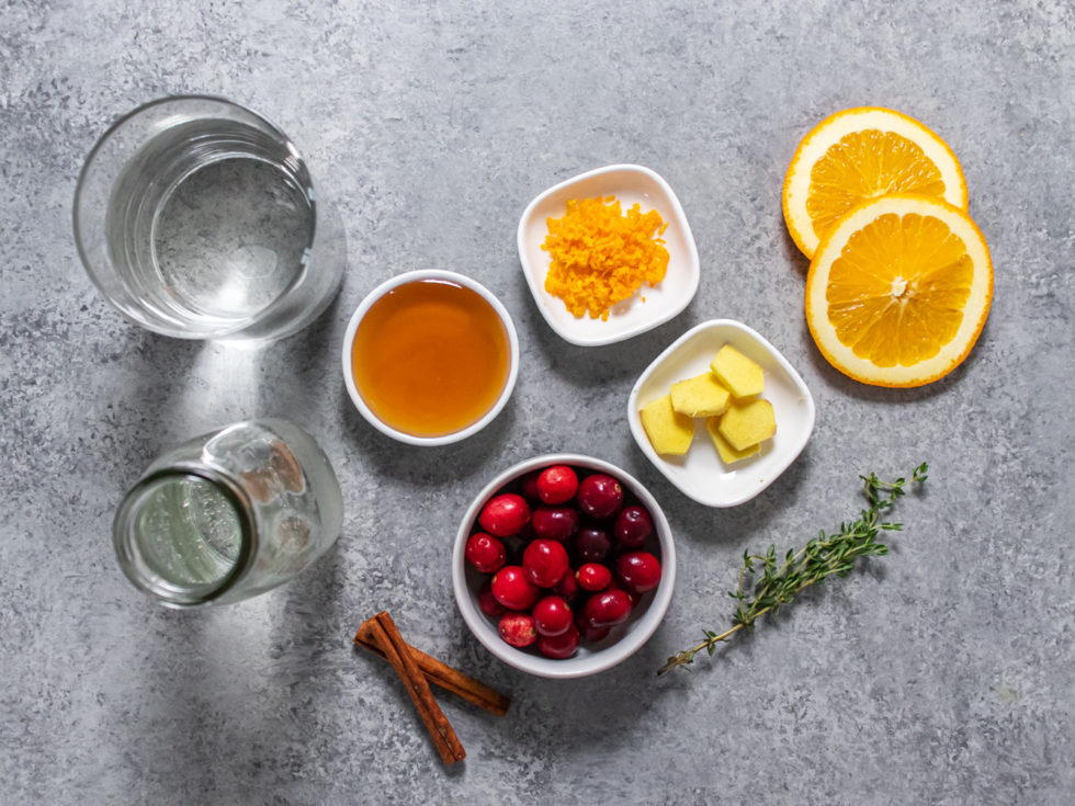 Cranberry Thyme Spritzer