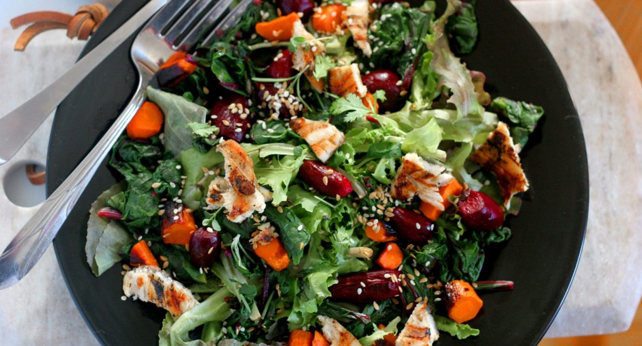 Roasted Beet and Carrot Salad with Herbs: To Boost Progesterone and Metabolize Estrogen