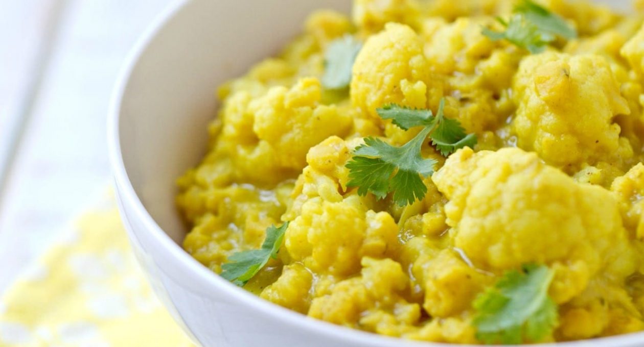 Cauliflower and Coconut Red Lentil Dal