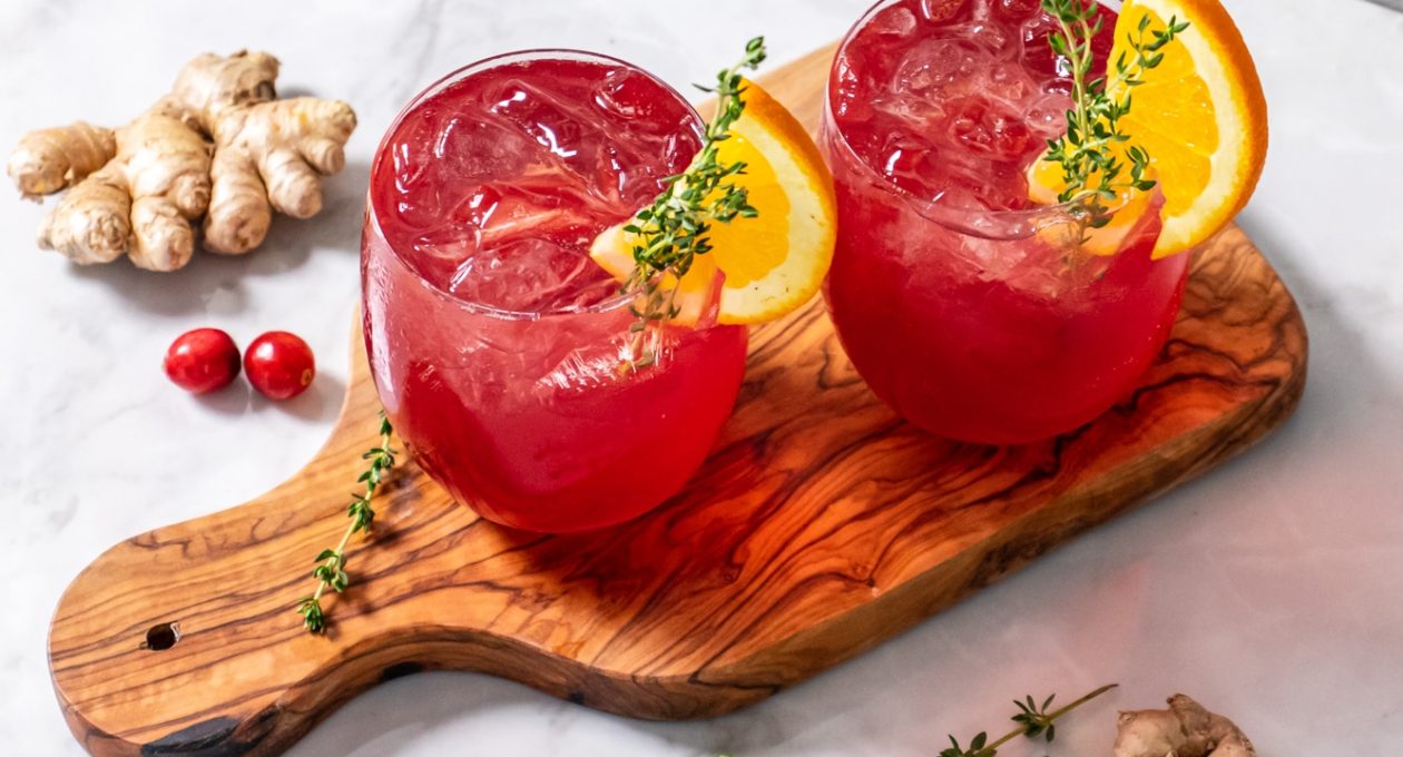 Cranberry Thyme Spritzer