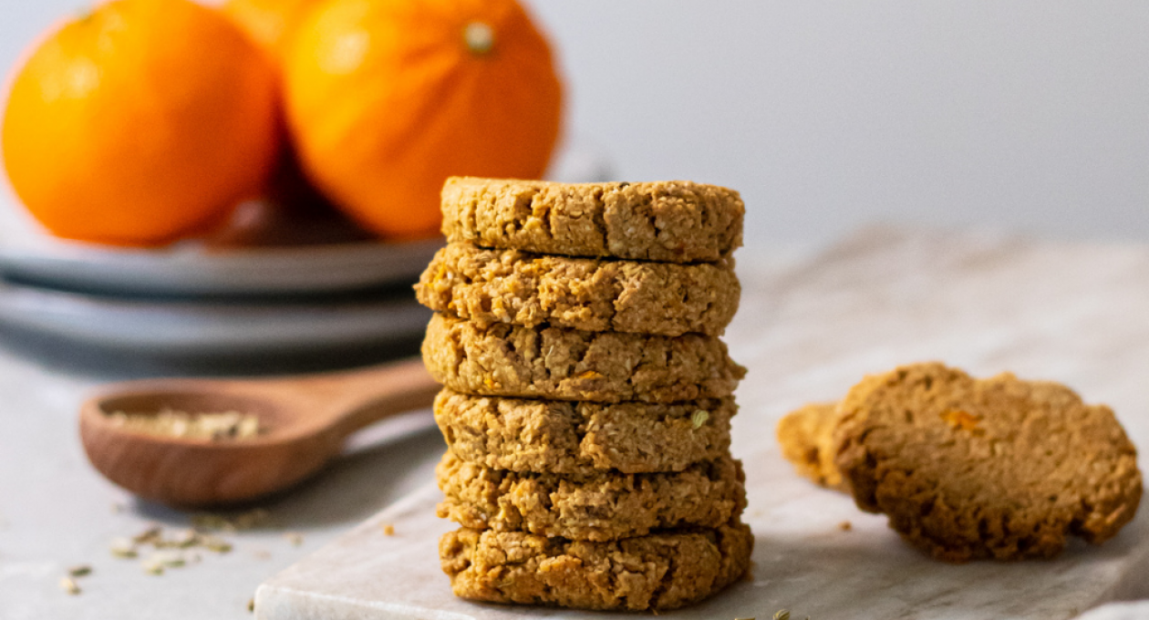 Healthy Fennel and Orange Digestive Cookies
