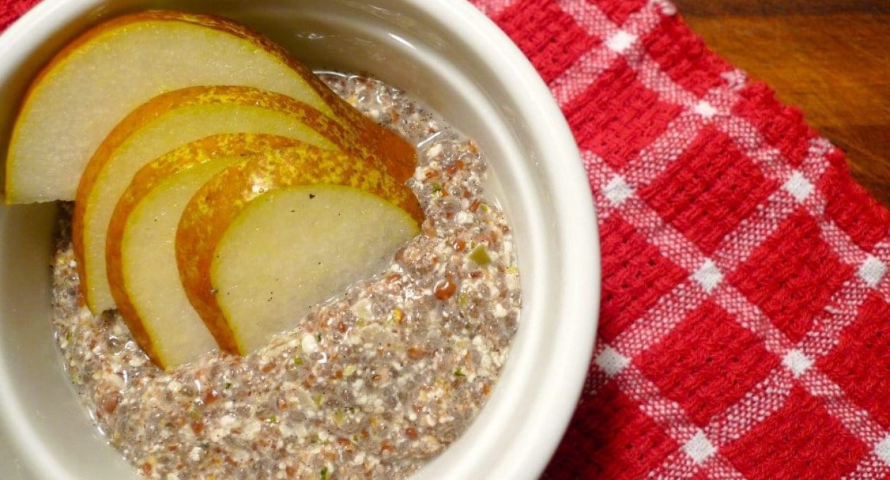 Warming Grain-Free Cereal with Pears