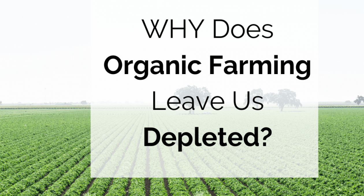 Why Does Organic Farming Leave Us Depleted?