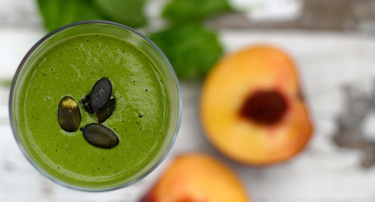 Spinach Peach Smoothie