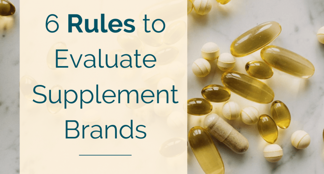 How to Trust a Brand of Supplements?