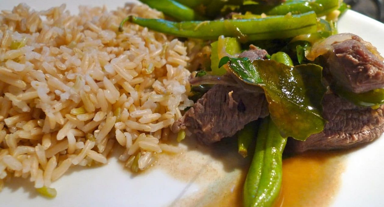 Thai Beef and Long Beans with Sweet Basil