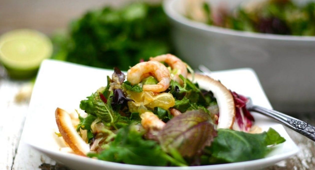 Thai Pomelo Shrimp Salad