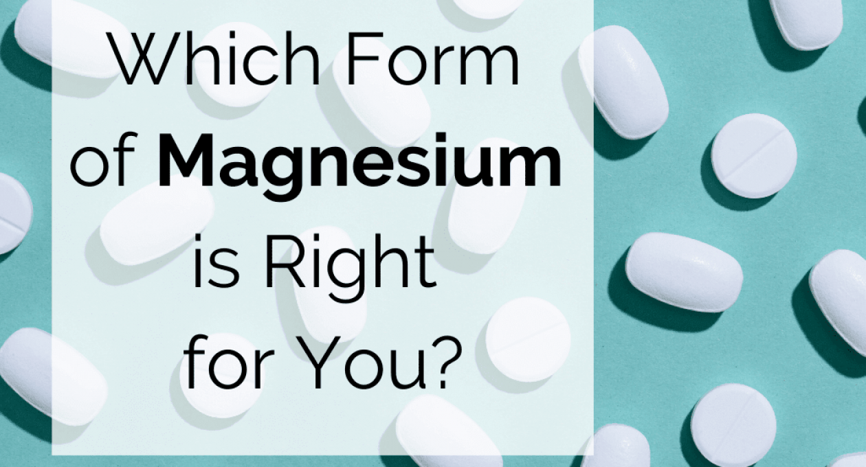 Magnesium citrate vs glycinate