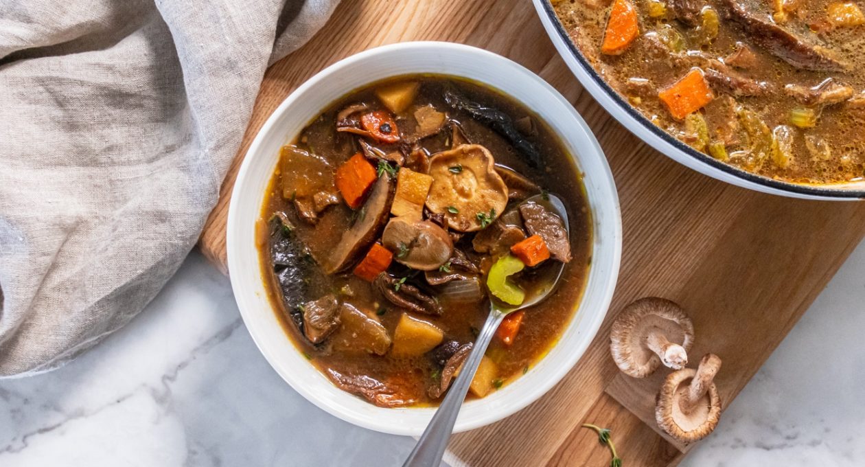 Warming Three Mushroom Stew